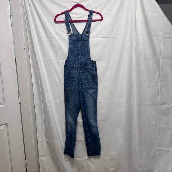 MADEWELL Skinny Overalls in Jansing Wash Size Small Trendy Stylish Comfy Cute - Picture 2 of 6